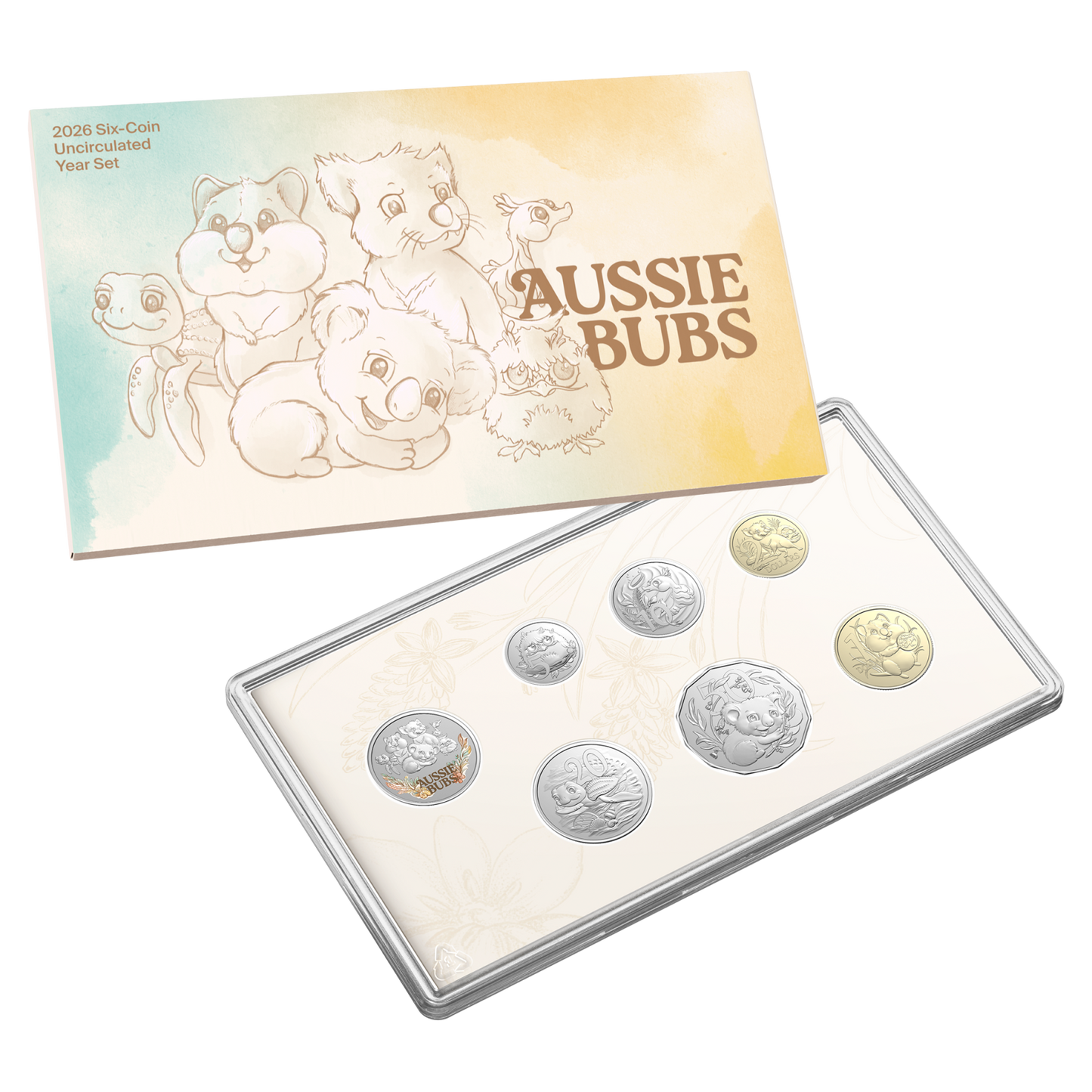 2026 Aussie Bubs six-coin uncirculated baby year set