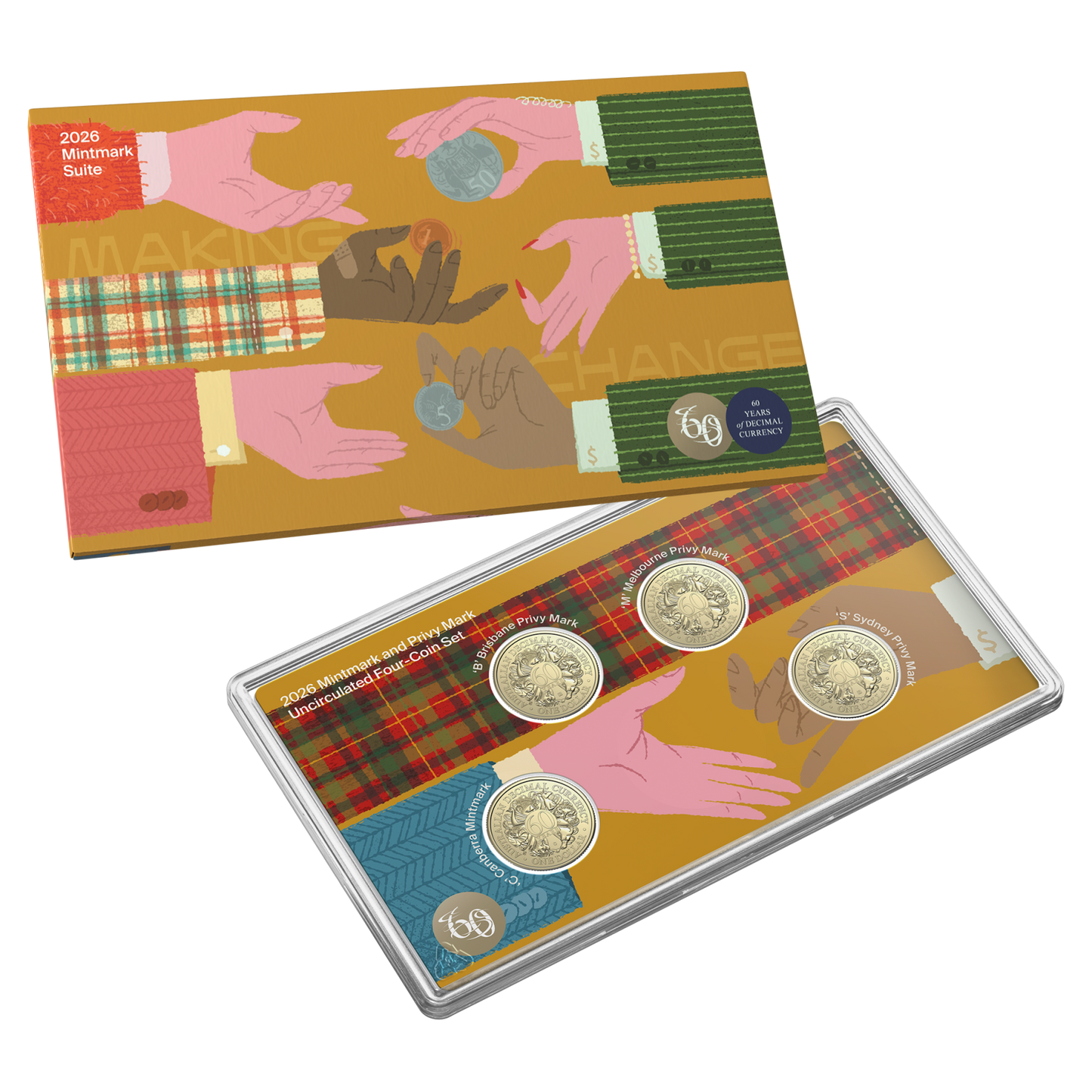 2026 four-coin mintmark and privy mark uncirculated set